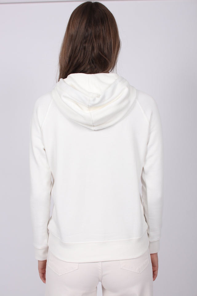 Gant Shield Sweat Hoodie - Eggshell - GANT - Gensere - VILLOID.no