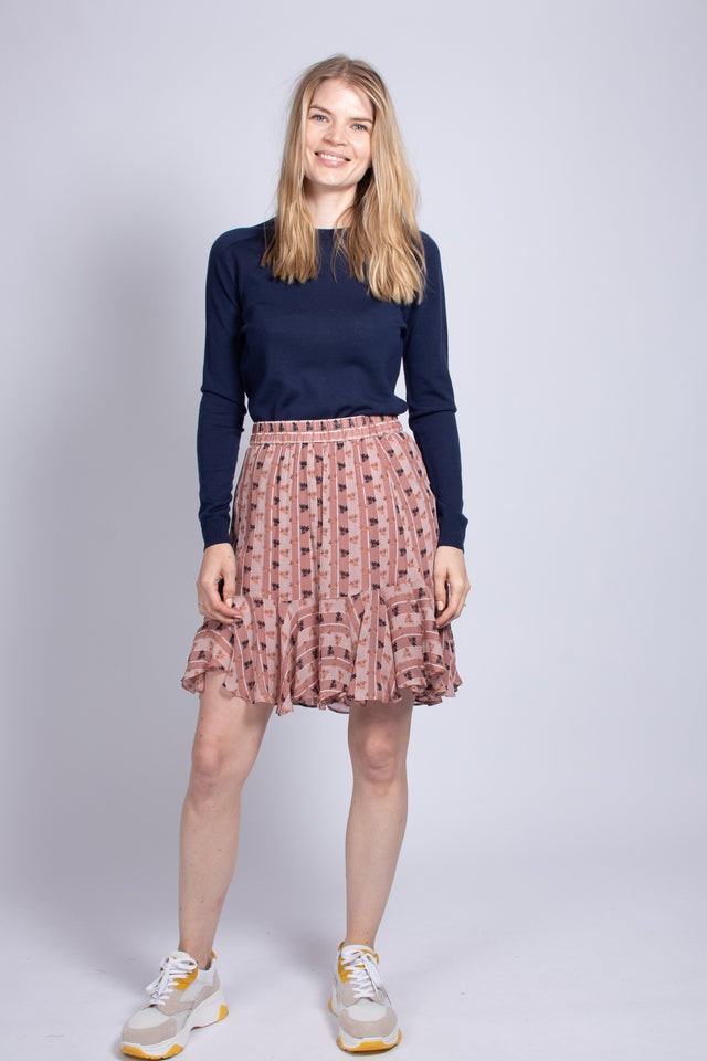 Desire Skirt - Burlwood - Second Female - Skjørt - VILLOID.no