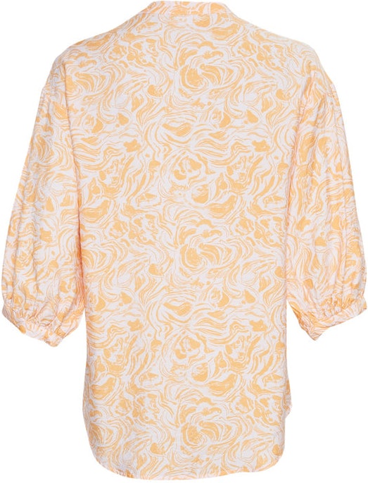 Saralin Ladonna 3/4 Top Aop - M Orange Stroke