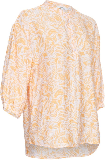 Saralin Ladonna 3/4 Top Aop - M Orange Stroke