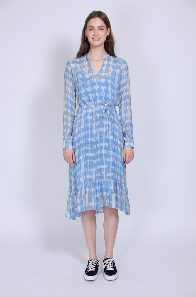 Terna Midi Dress - Little Boy Blue - Second Female - Kjoler - VILLOID.no
