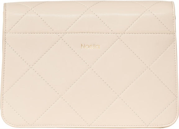 Blanca Multi Compartment Bag - Nude Leather Look