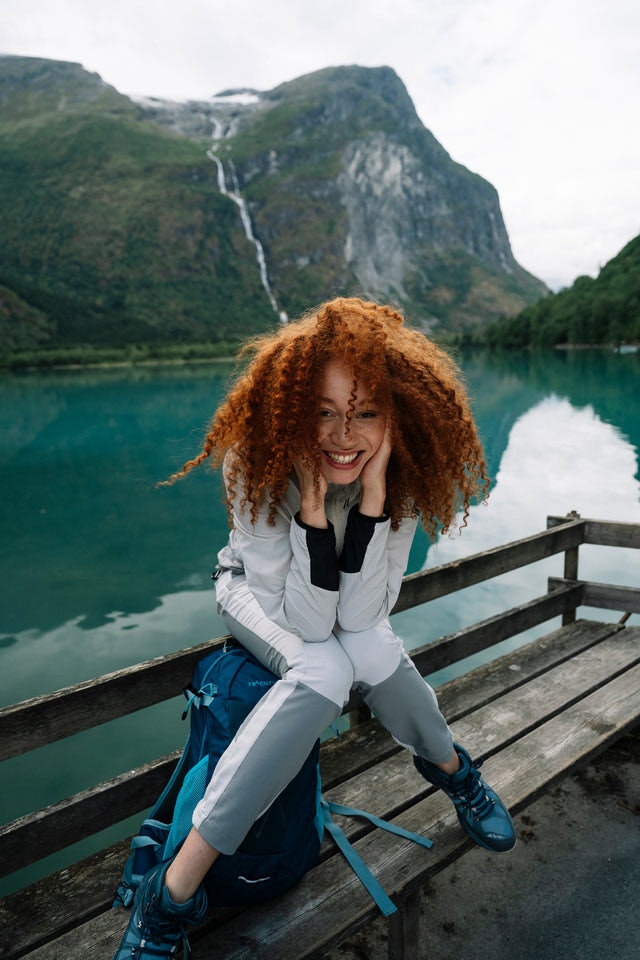 Flåm LS Bukse - Lys Grå