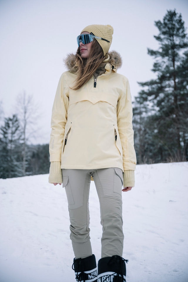 Finse 2.0 2-Lags Anorakk - Lys Gul