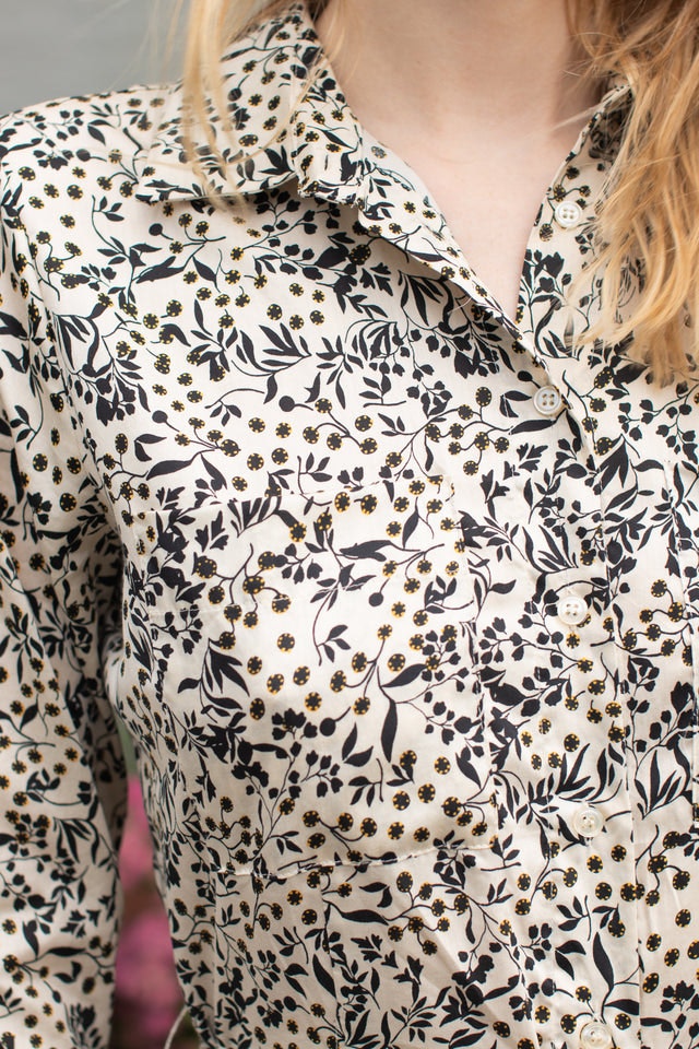 Wisely Long Shirt Dress - Black - Second Female - Kjoler - VILLOID.no