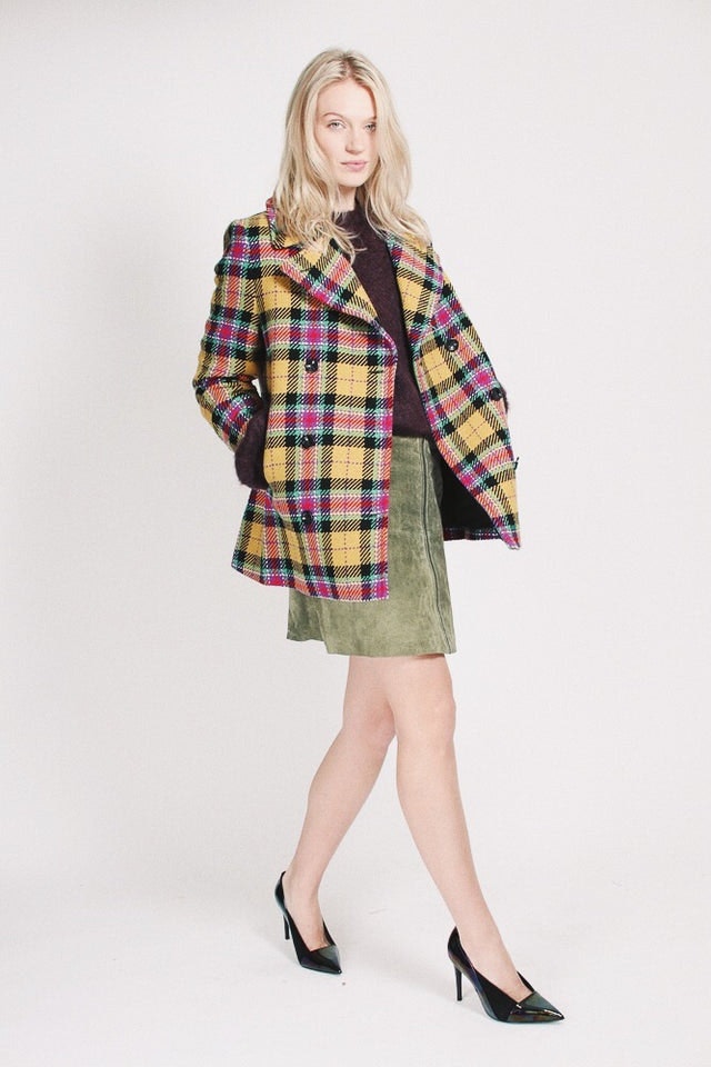 Short check Jacket - Multicolor - MAUD - Jakker - VILLOID.no