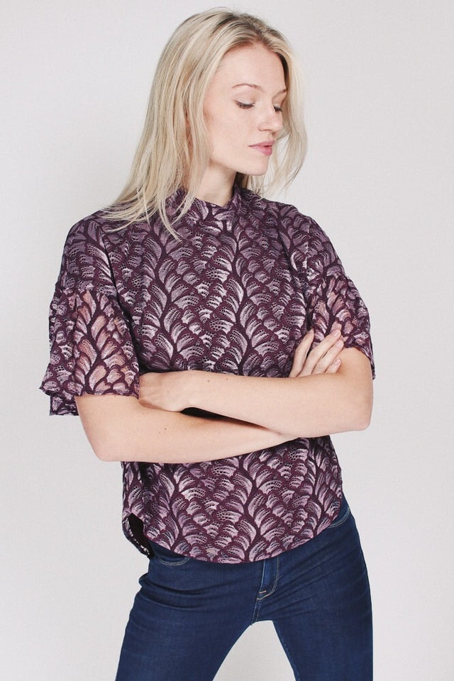 Butterfly top - Vineyard wine - MAUD - Bluser & Skjorter - VILLOID.no