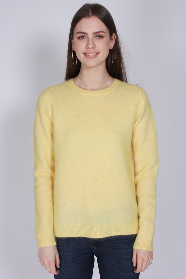 Brook Knit New o-neck - Sunshine - Second Female - Gensere - VILLOID.no