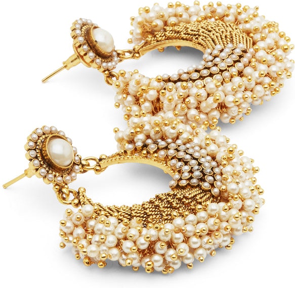 The Small Tanushri Earrings - Pearl - Miss Mathiesen - Smykker - VILLOID.no