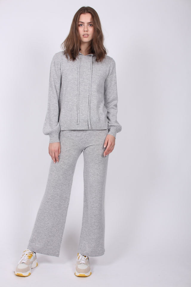 Mille Wool Hoodie - Huskey Grey - Ella & il - Gensere - VILLOID.no