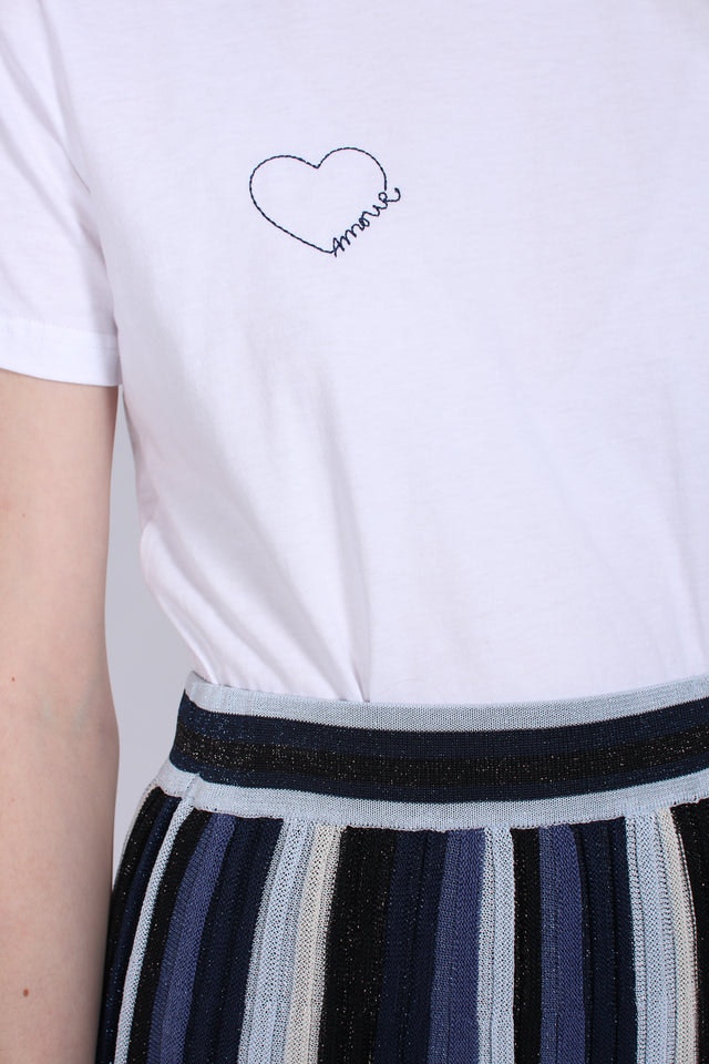 Amour Tee - White - Second Female - T-skjorter & Topper - VILLOID.no