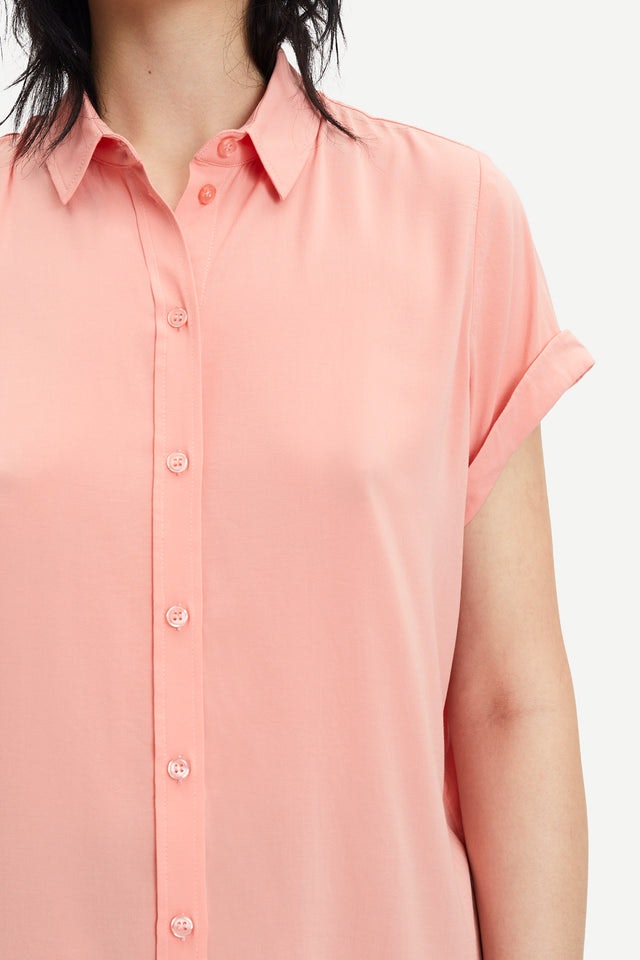 Majan SS Shirt - Coral Haze