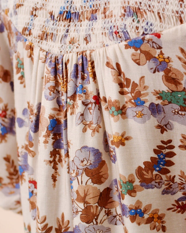 Smocking Top - Flora - ByTimo - Bluser & Skjorter - VILLOID.no