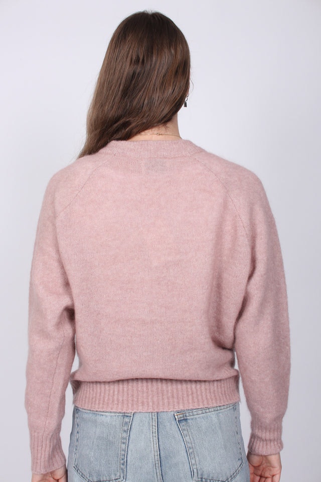 Brook Knit Boxy Cardigan - Woodrose - Second Female - Gensere - VILLOID.no