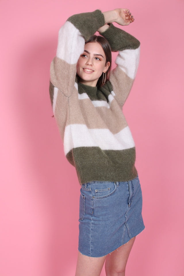Albert sweater khaki - IBEN - Gensere - VILLOID.no
