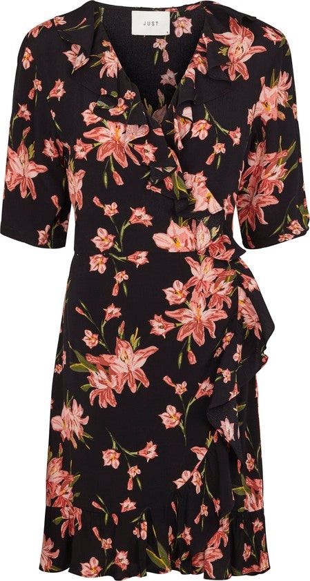Oline wrap dress - Cole aop - Just Female - Kjoler - VILLOID.no