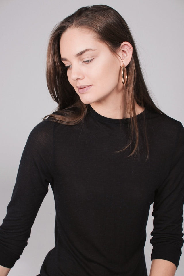 The Sweater Dress - Almost Black - AWAN - Loungewear - VILLOID.no