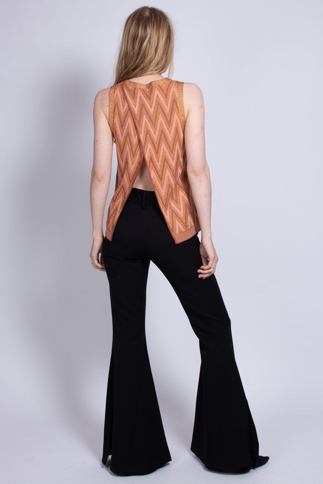 Flared Pants - Black - MAUD - Bukser & Shorts - VILLOID.no