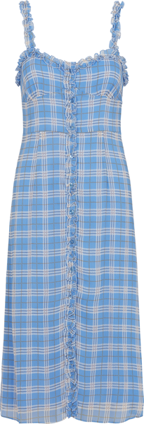 Terna Midi Strap Dress - Little Boy Blue - Second Female - Kjoler - VILLOID.no