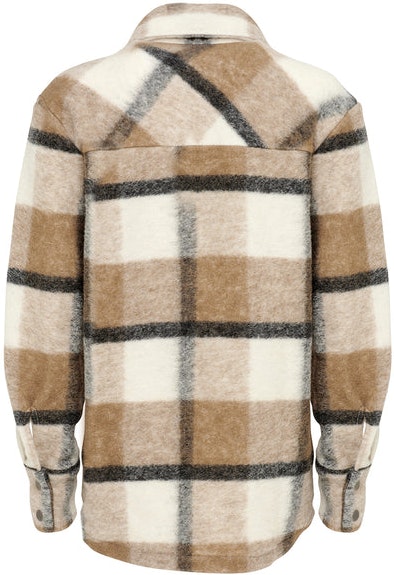 Viksa Jacket Wool - Camel/Black Checks - Noella - Jakker - VILLOID.no