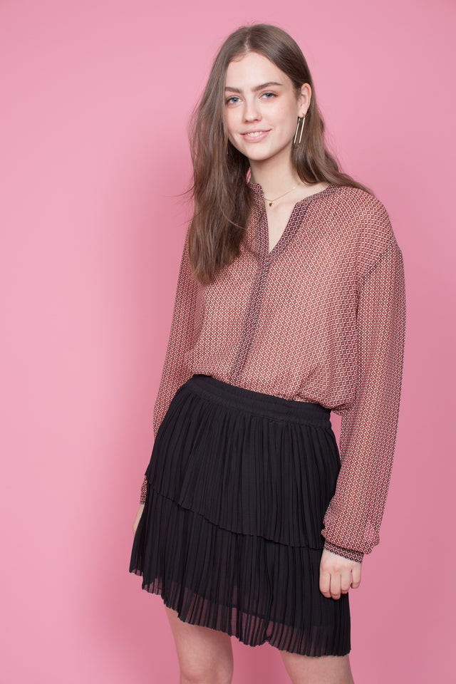 Leen Blouse - Valiant Poppy - Second Female - Bluser & Skjorter - VILLOID.no