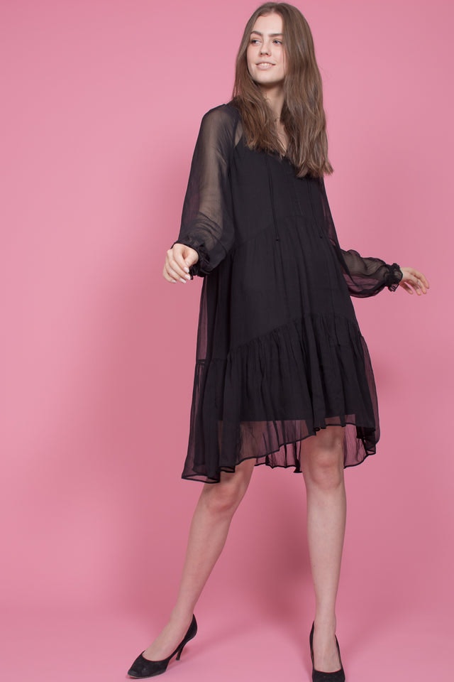 Liddy Dress - Black - Second Female - Kjoler - VILLOID.no