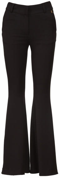 Flared Pants - Black - MAUD - Bukser & Shorts - VILLOID.no