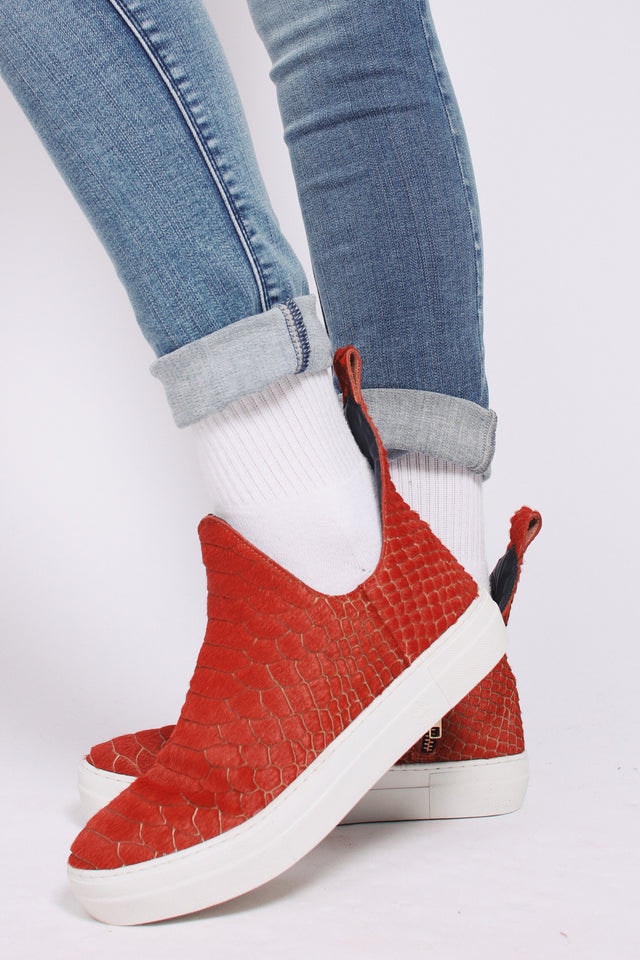 Bootie Sneakers Unisex - Orange - Mariette - Sko - VILLOID.no
