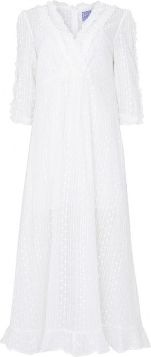 Zelena long lacedress - White - Line of Oslo - Kjoler - VILLOID.no