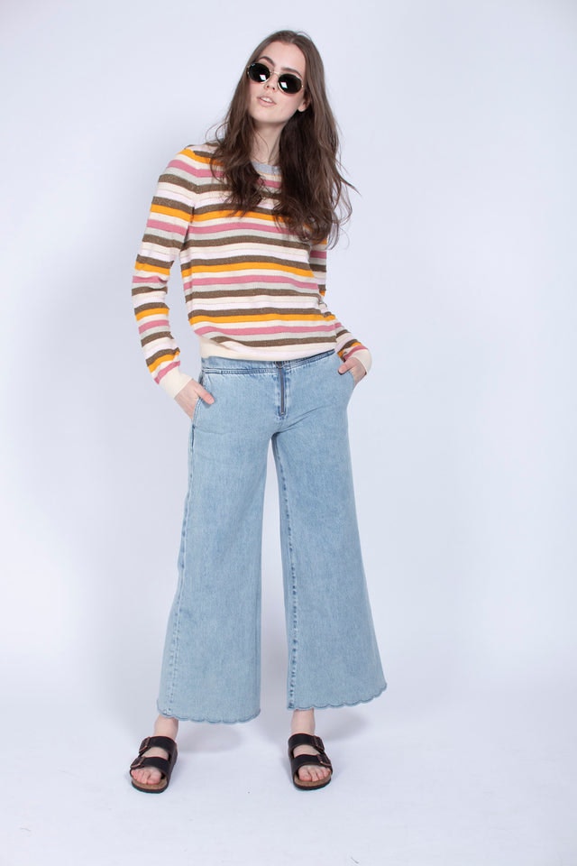 Wave Jeans - Xenon Blue - MAUD - Bukser & Shorts - VILLOID.no