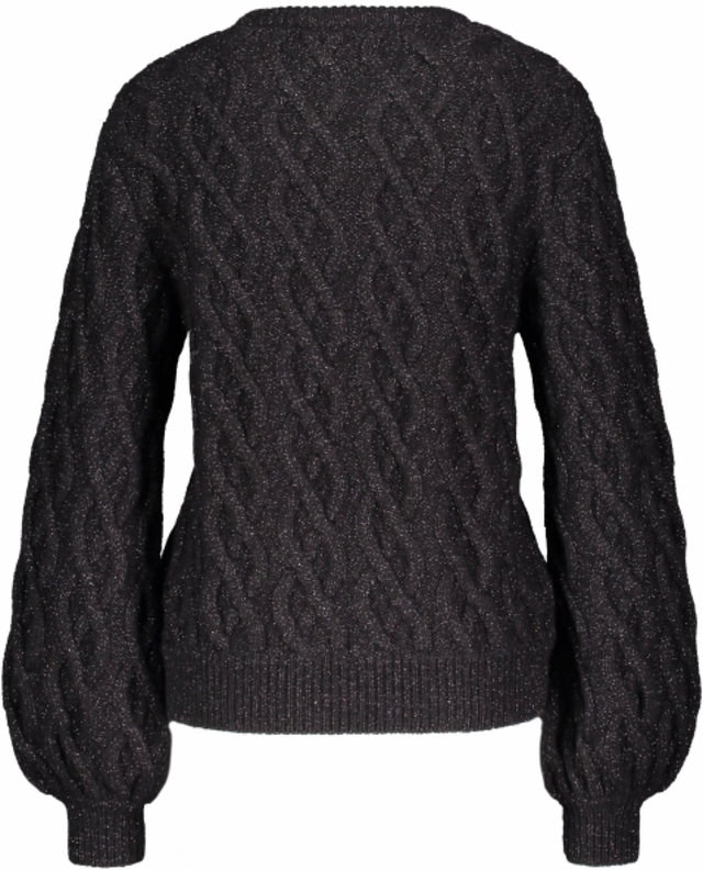 Kaylee Knit Lurex - Black - MAUD - Gensere - VILLOID.no