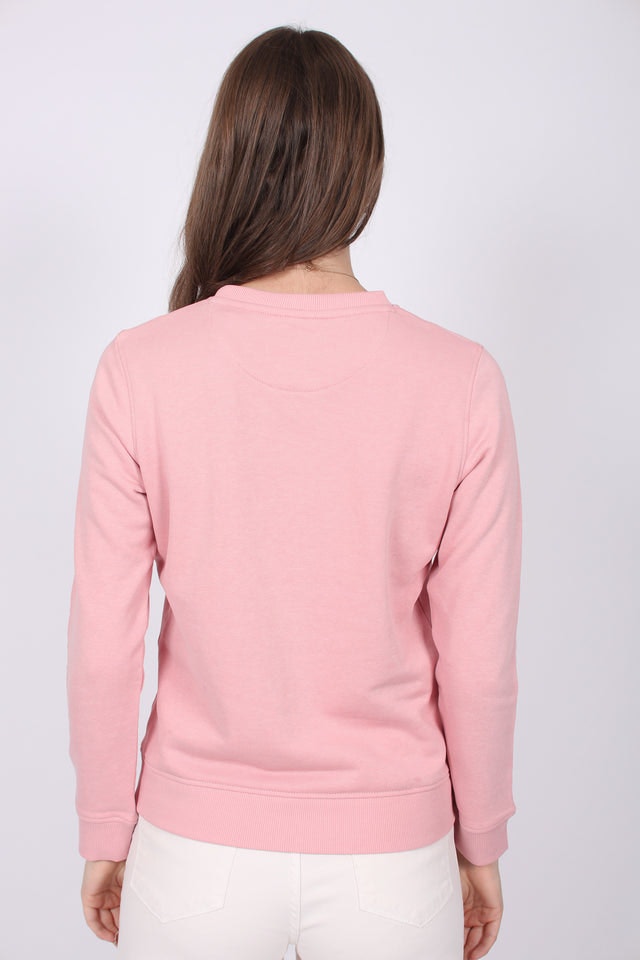 Gant Lock Up C-neck Sweat - Summer Rose - GANT - Gensere - VILLOID.no