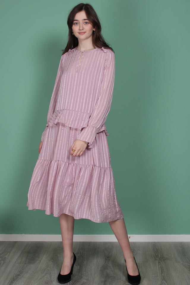 Honey midi dress - Fair Orchid - Second Female - Kjoler - VILLOID.no