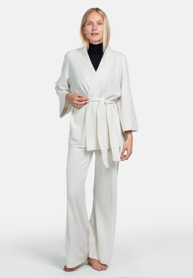 Wool Lounge Sweater - Cream - Pierre Robert x Jenny Skavlan - Gensere - VILLOID.no