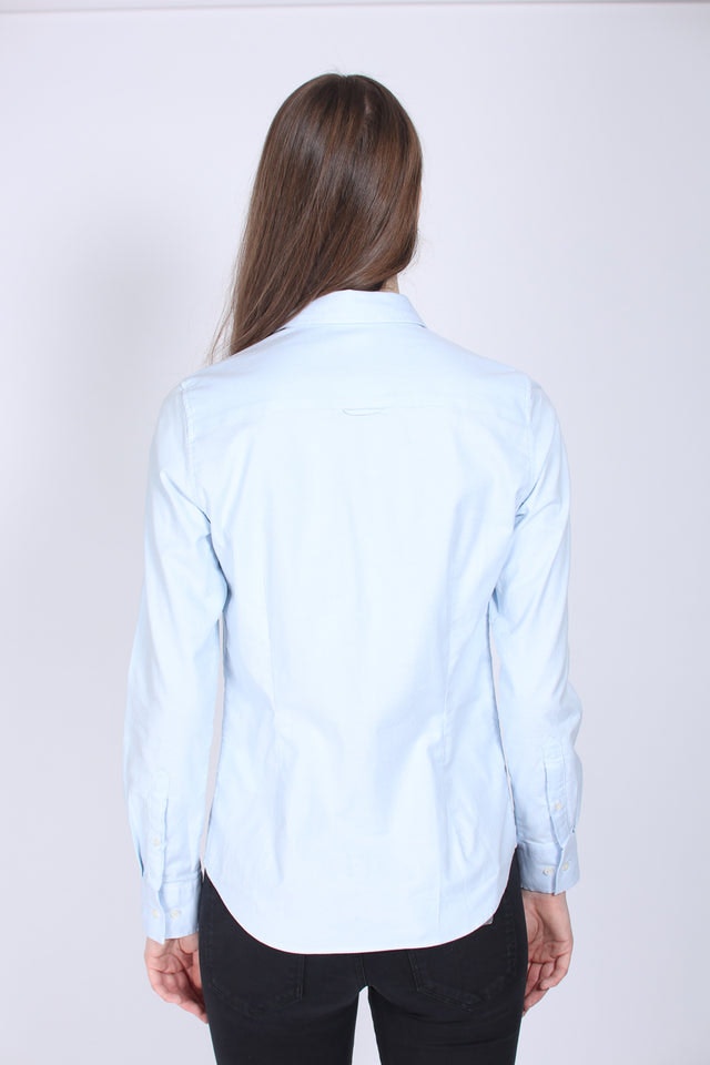 Stretch Oxford Solid Skjorte - Light Blue - GANT - Bluser & Skjorter - VILLOID.no