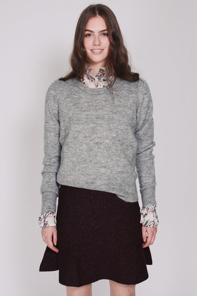 Scully Sweater - Grey Melange - Line of Oslo - Gensere - VILLOID.no