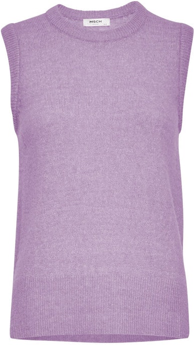 Zenie Vest - Lavender - Moss Copenhagen - Gensere - VILLOID.no