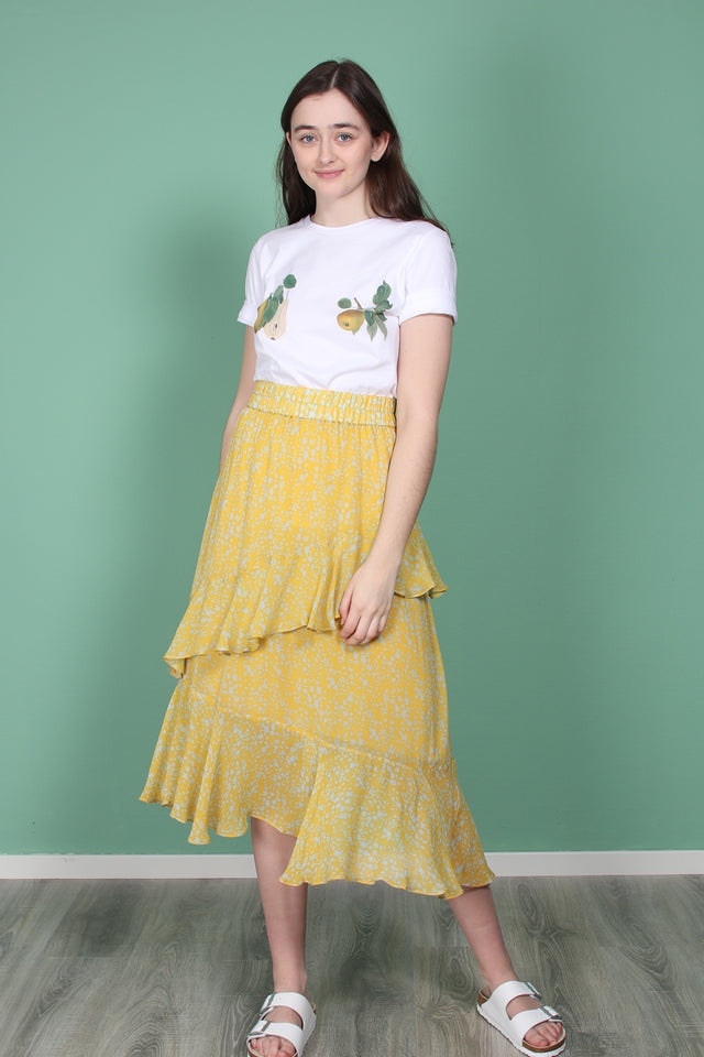 Olivia skirt - Sunshine - Second Female - Skjørt - VILLOID.no