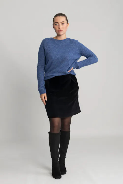 Zwarte SELECTED FEMME Minirok IBI MW LEATHER SKIRT B Zwarte SELECTED FEMME Minirok IBI MW LEATHER SKIRT B