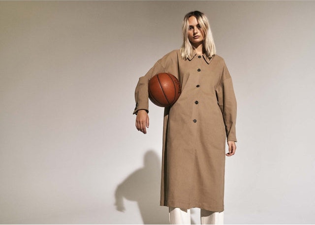 Gini Trench Coat - Brown