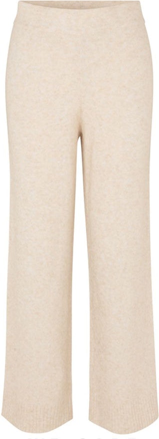 Unite Knit Trousers - Off White - Just Female - Bukser & Shorts - VILLOID.no