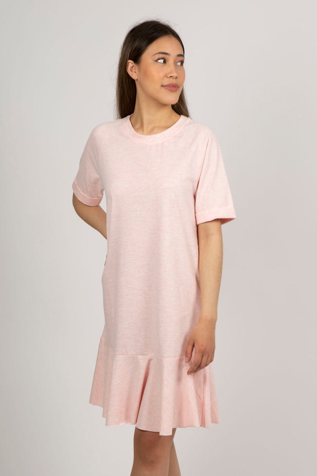 Payton Dress - Light Pink Mélange