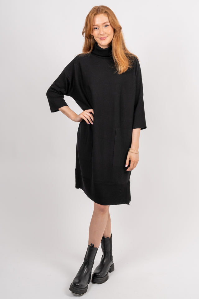 turtleneck dress oversized