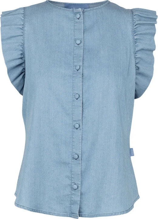 Pauline Denim Shirt - Blue Denim