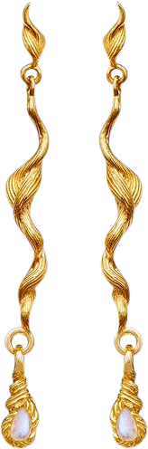 Aqua Earring - Gold