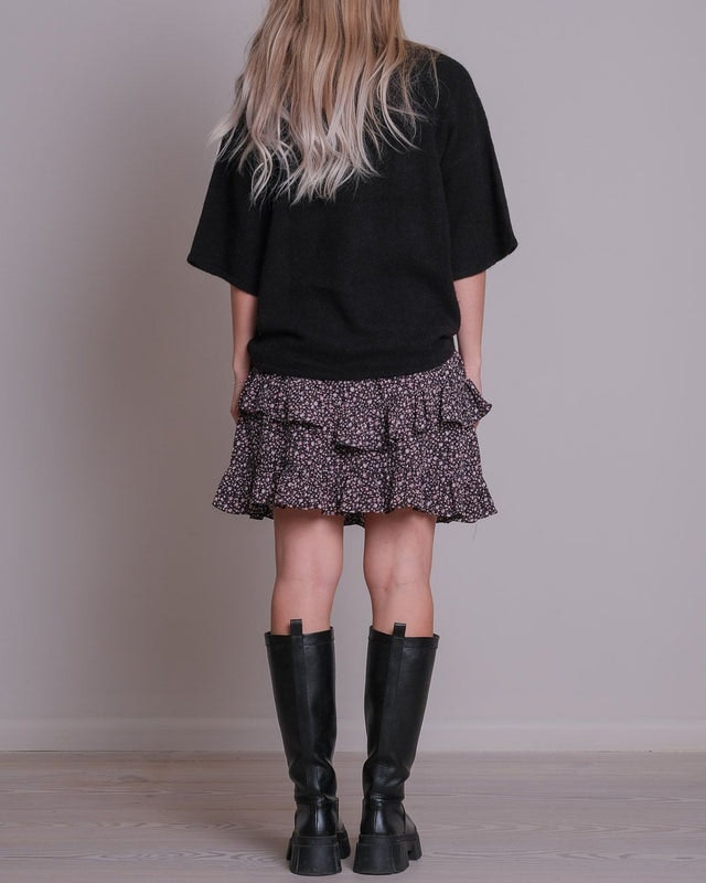 Line Eden Flower Skirt -  Black