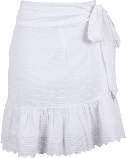 Chrissy Dobby Skirt - White