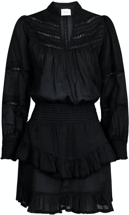 Klaire S Voile Dress - Black