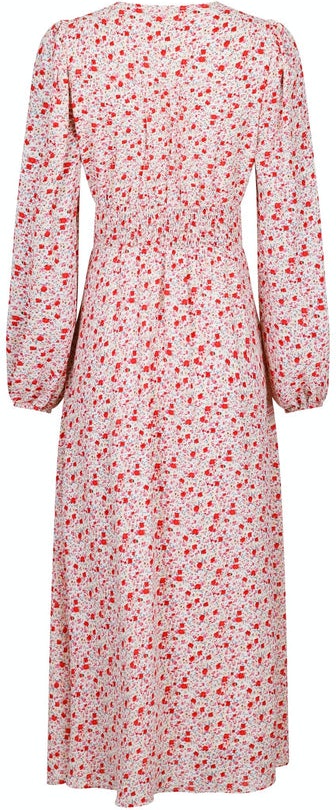 Timma Sweet Floral Dress - Red