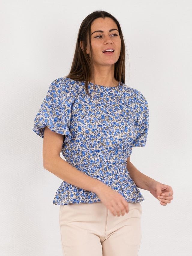 Scotty Blooming Blouse - Blue